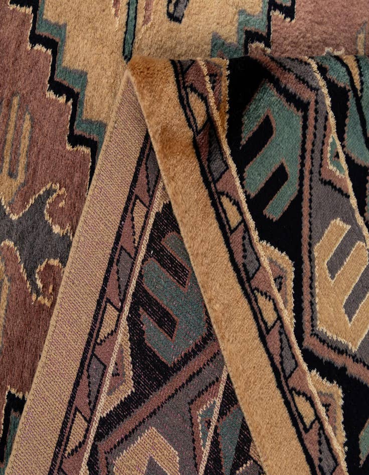 Detail image of  4' 3 x 6'  Hand Knotted Bokhara Oriental Rug