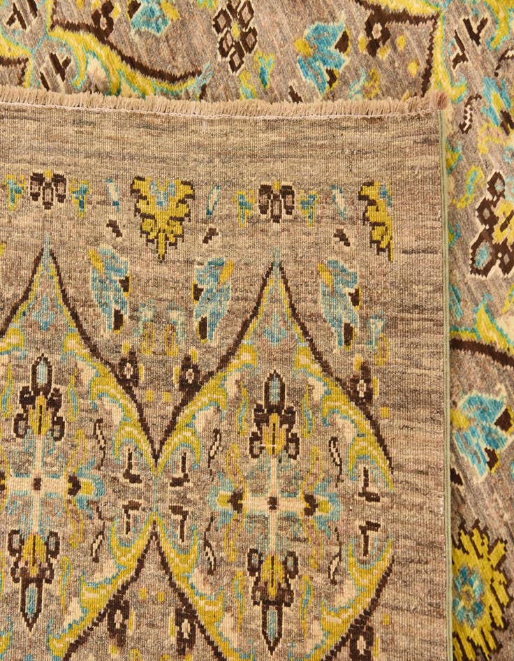Detail image of  8' 3 x 9' 8  Hand Knotted Ikat Rug