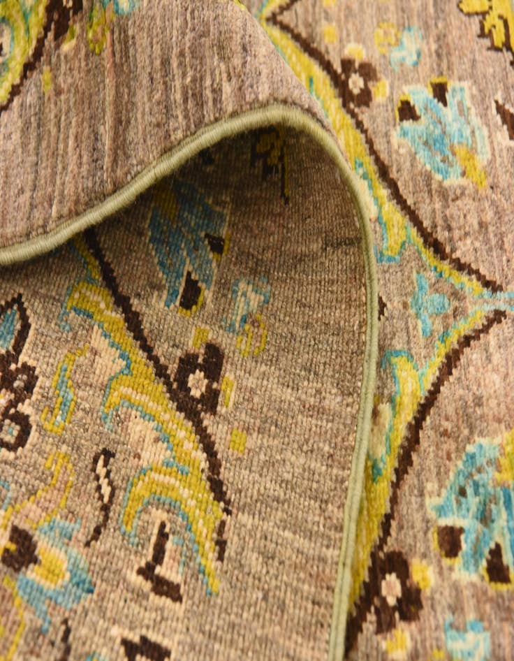 Detail image of  8' 3 x 9' 8  Hand Knotted Ikat Rug