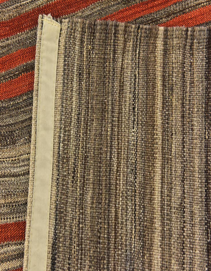 Detail image of  5' 9 x 8'  Hand Woven Kilim Modern Wool Rug