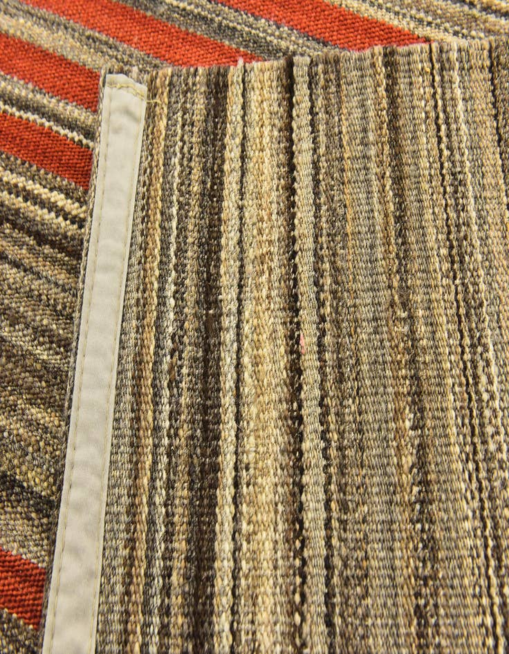 Detail image of  6' x 7' 10  Hand Woven Kilim Modern Wool Rug