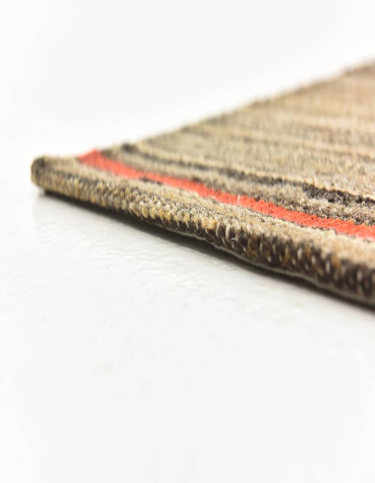 Detail image of  6' x 7' 10  Hand Woven Kilim Modern Wool Rug