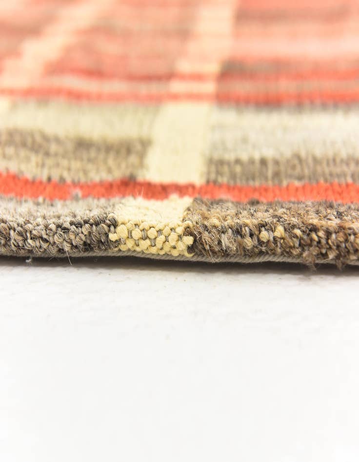 Detail image of  6' x 7' 10  Hand Woven Kilim Modern Wool Rug