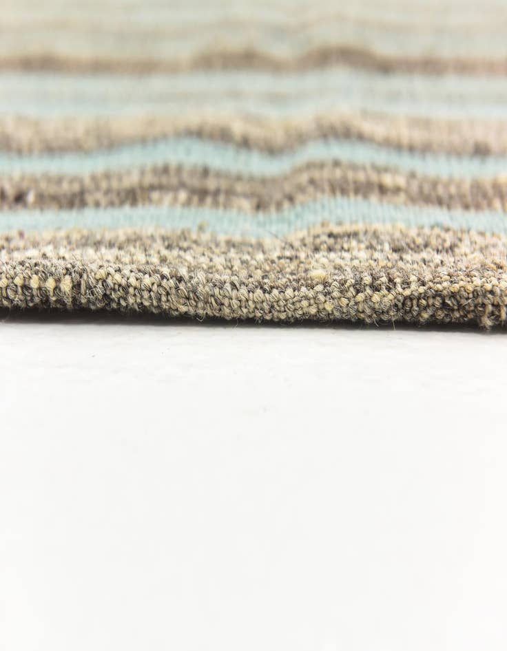 Detail image of  5' 9 x 8' 3  Hand Woven Kilim Modern Wool Rug