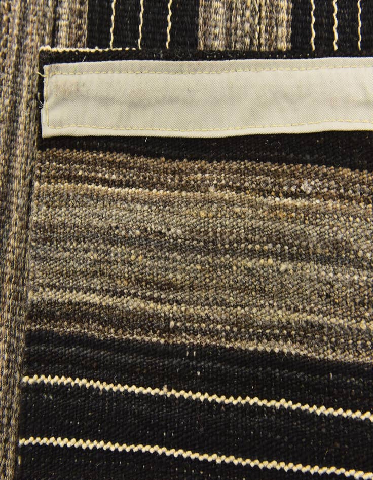 Detail image of  6' x 7' 7  Hand Woven Kilim Modern Wool Rug