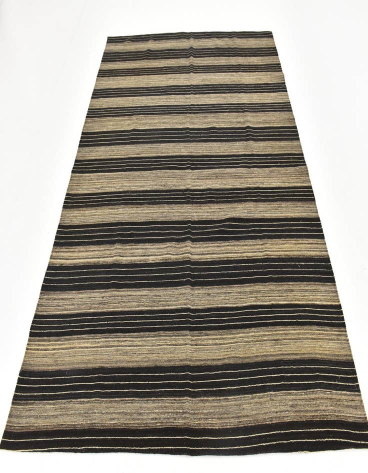 Detail image of  6' x 7' 7  Hand Woven Kilim Modern Wool Rug