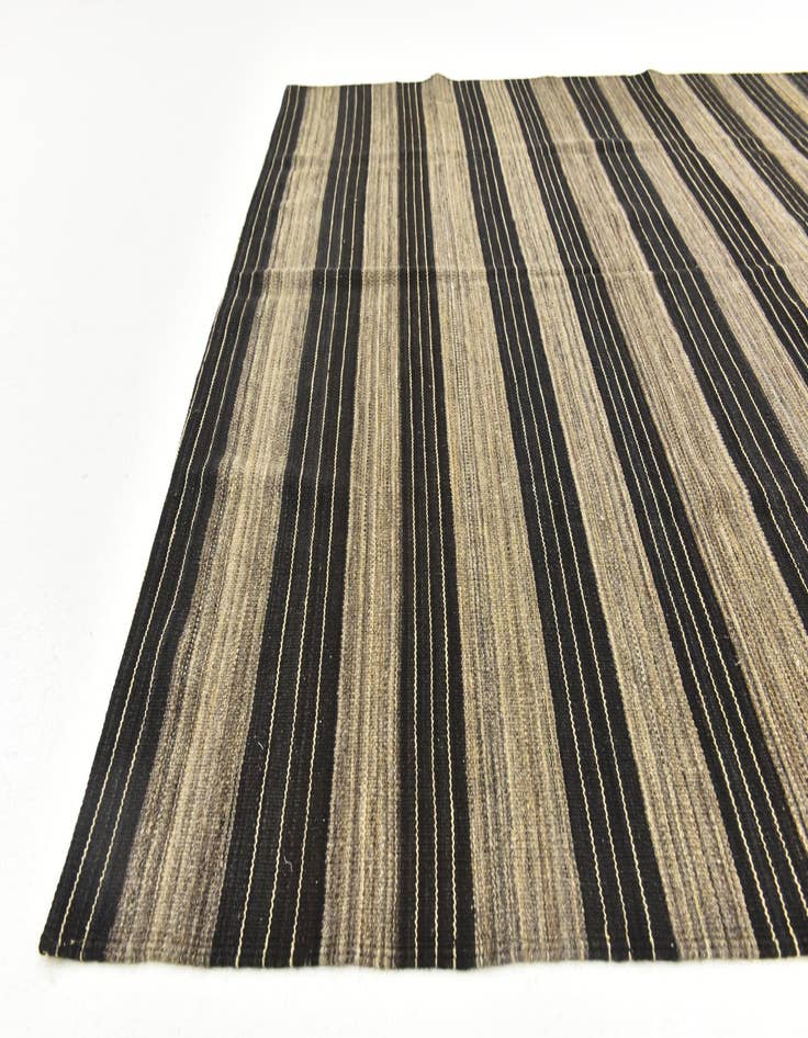 Detail image of  6' x 7' 7  Hand Woven Kilim Modern Wool Rug