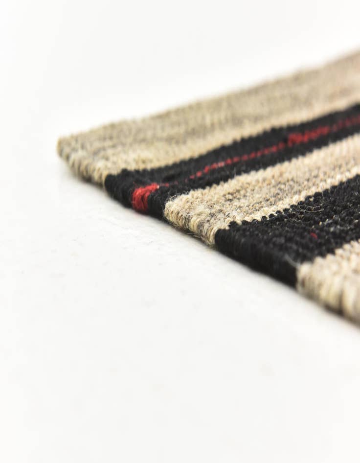 Detail image of  4' 4 x 5' 6  Hand Woven Kilim Modern Wool Rug