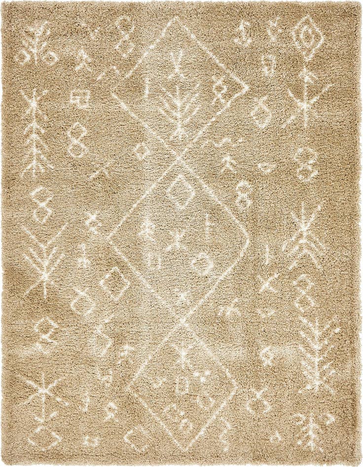 Detail image of  8' x 10' Moroccan Shag Rug