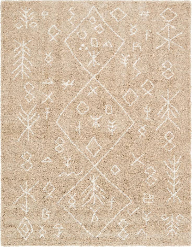 Detail image of 9' x 12' 2 Moroccan Shag Rug