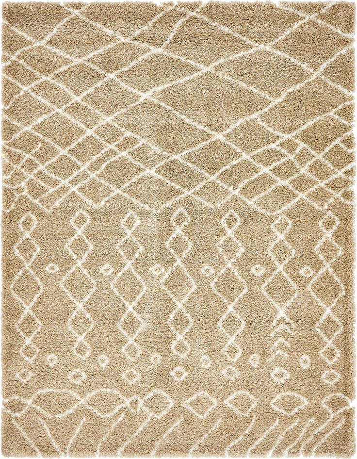 Detail image of  8' x 10' Moroccan Shag Rug