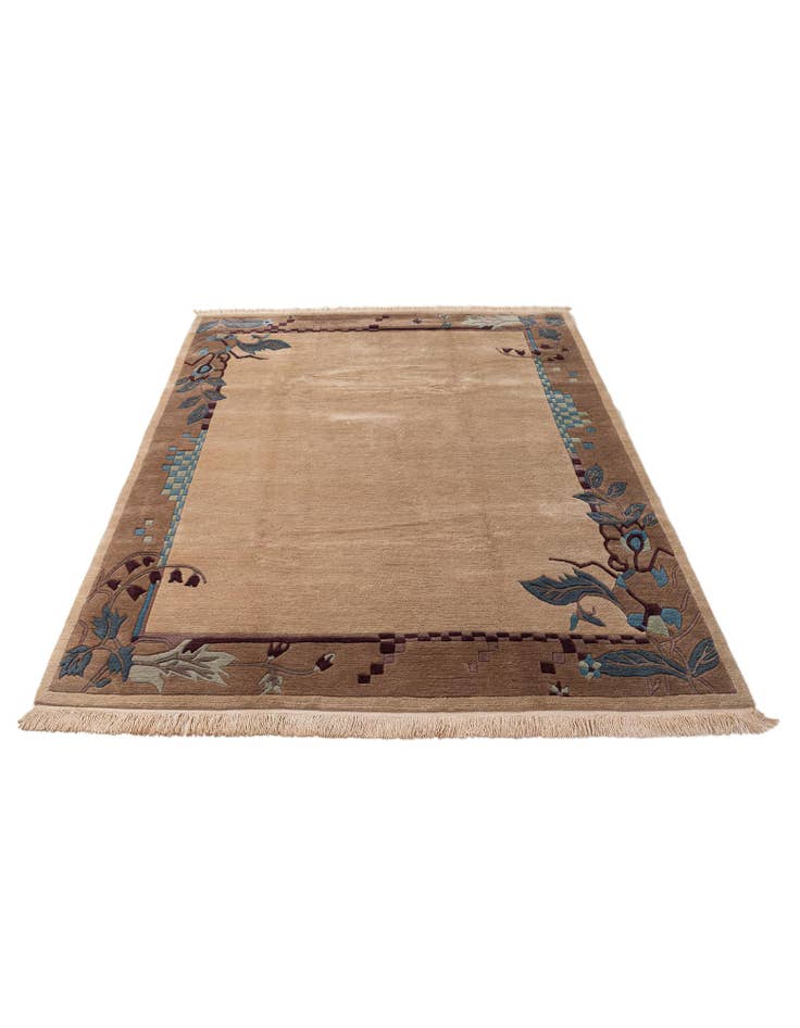 Detail image of  6' 7 x 9' 6  Hand Knotted Nepal Wool Rug