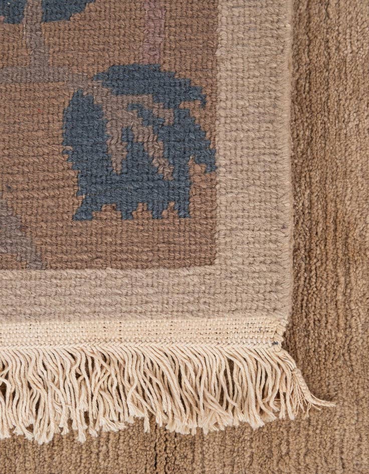 Detail image of  6' 7 x 9' 6  Hand Knotted Nepal Wool Rug
