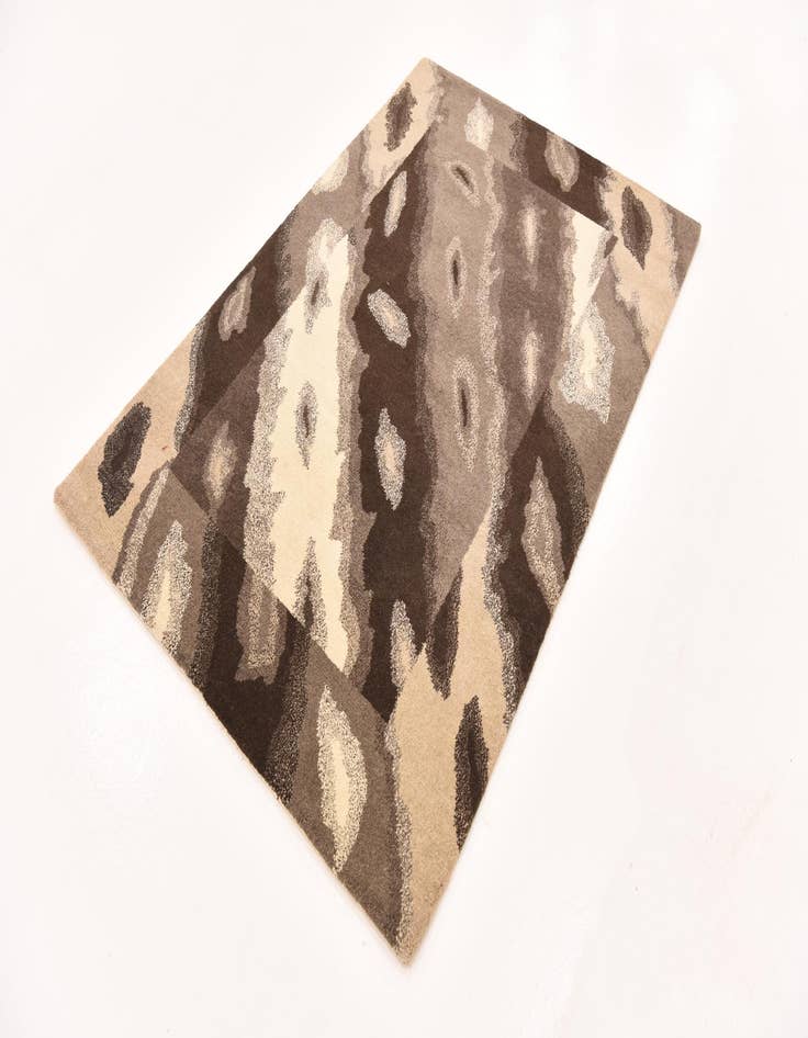 Detail image of  4' x 4' 10  Hand Knotted Nepal Wool Rug