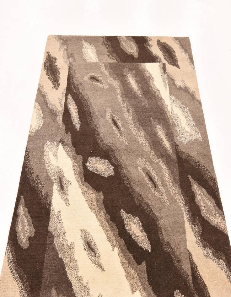 Detail image of  4' x 4' 10  Hand Knotted Nepal Wool Rug