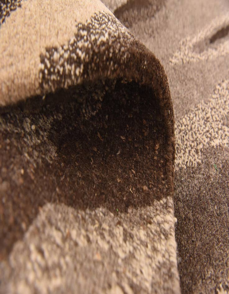 Detail image of  4' x 4' 10  Hand Knotted Nepal Wool Rug