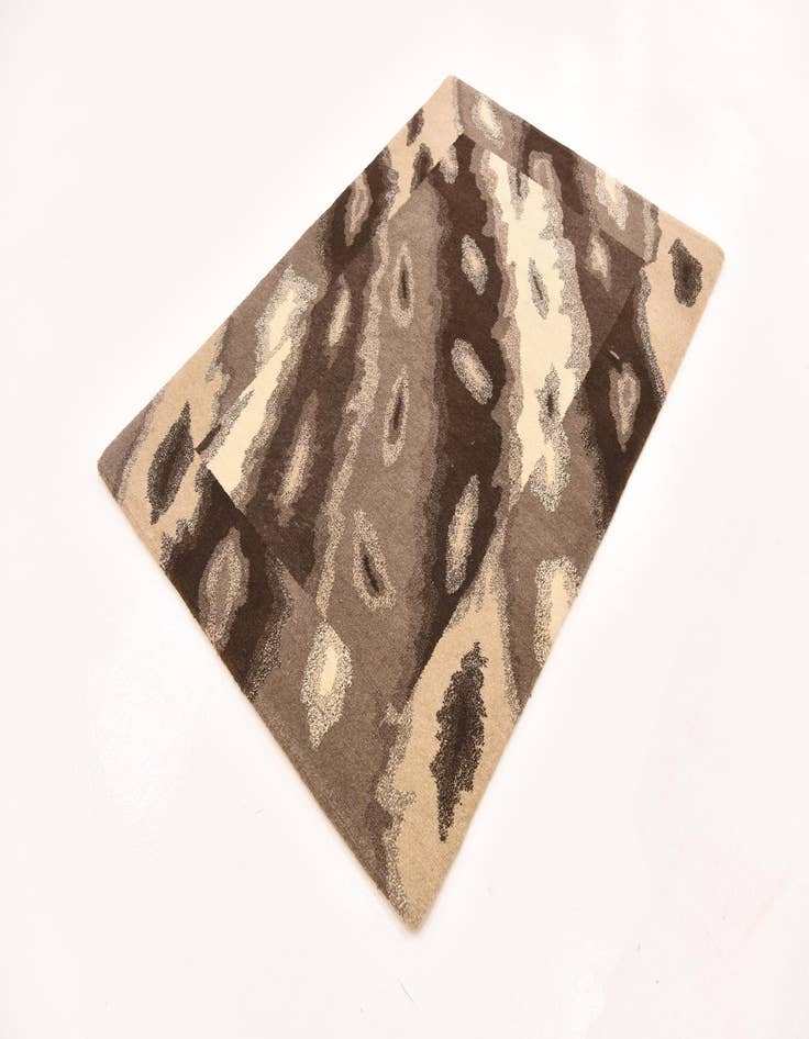 Detail image of  4' x 5' 9  Hand Knotted Nepal Wool Rug