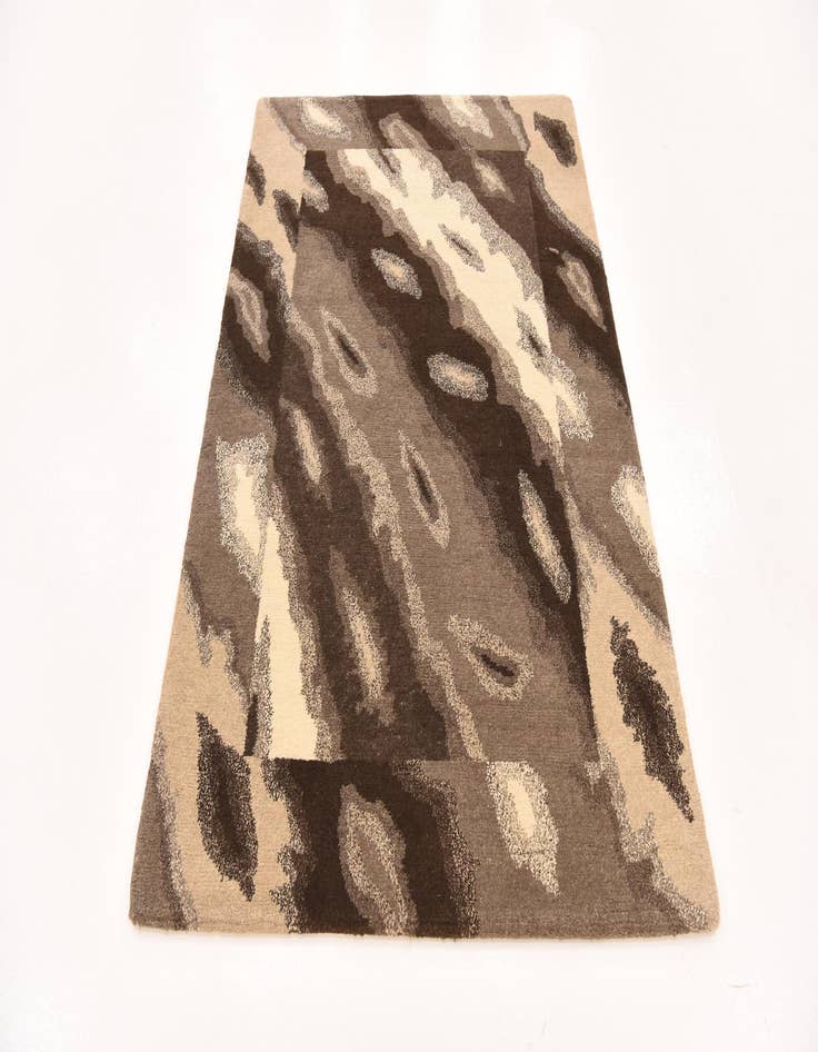 Detail image of  4' x 5' 9  Hand Knotted Nepal Wool Rug