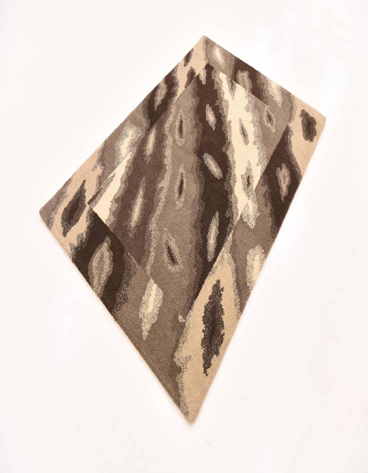 Detail image of  4' x 5' 11  Hand Knotted Nepal Wool Rug