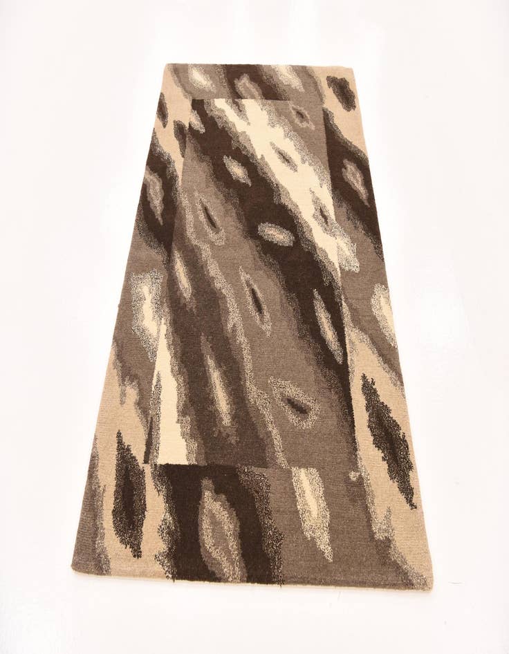 Detail image of  4' x 5' 11  Hand Knotted Nepal Wool Rug