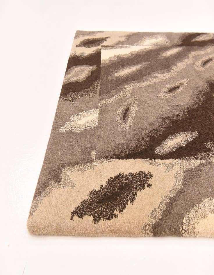 Detail image of  4' x 5' 11  Hand Knotted Nepal Wool Rug