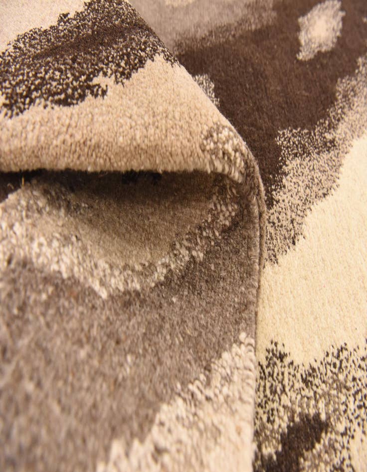 Detail image of  4' x 5' 11  Hand Knotted Nepal Wool Rug