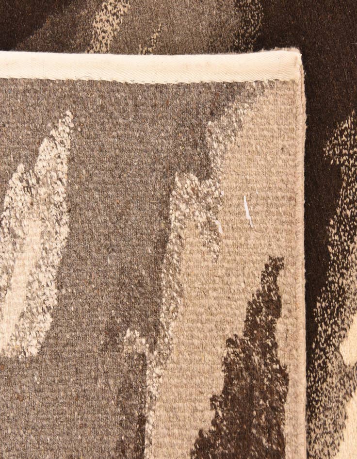 Detail image of  4' x 5' 11  Hand Knotted Nepal Wool Rug