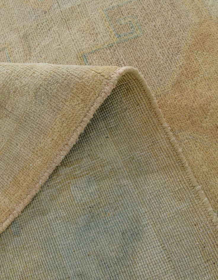 Detail image of 7' 11 x 9' 11 Hand Knotted Oushak Wool Rug