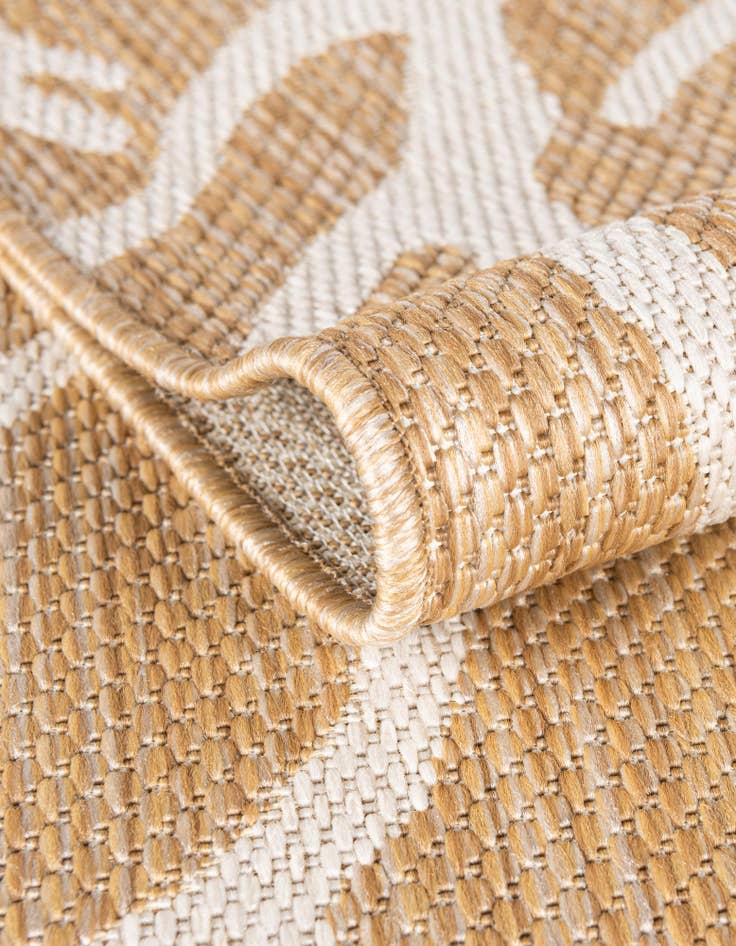 Detail image of  5' 3 x 8'  Washable Coastal Indoor / Outdoor Rug