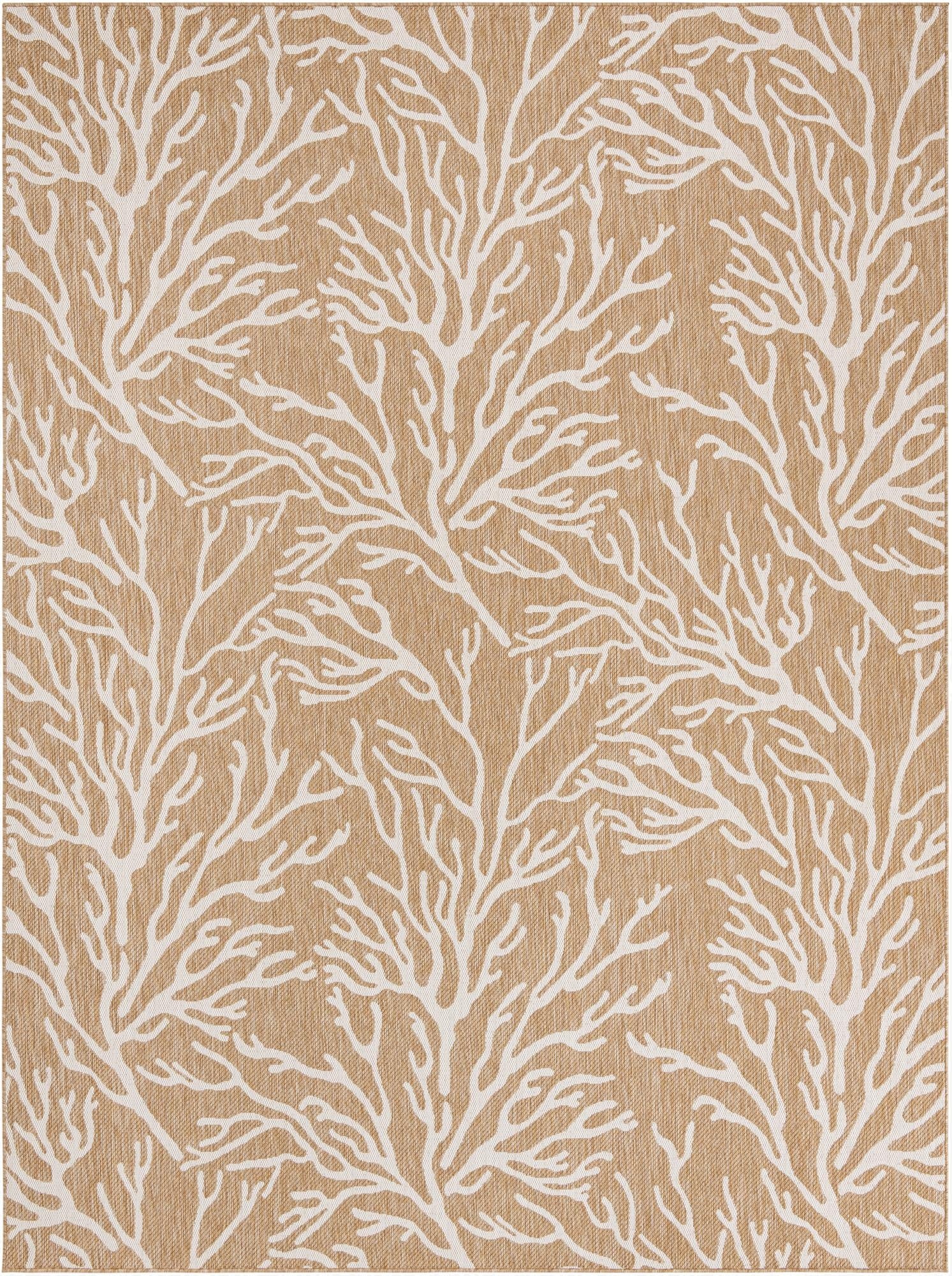  9' x 12'  Washable Coastal Indoor / Outdoor Rug