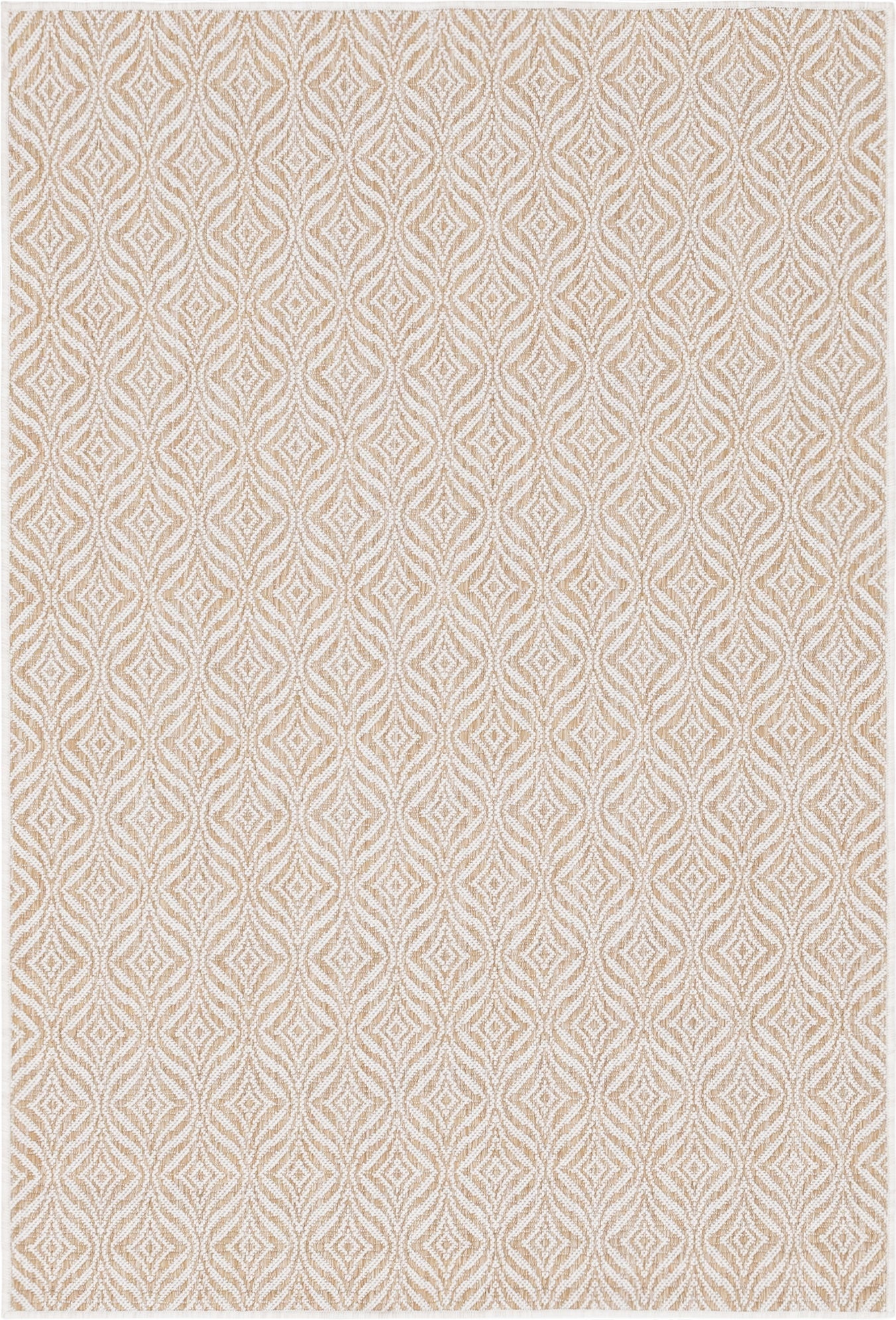  4' x 6'  Washable Lattice Indoor / Outdoor Rug