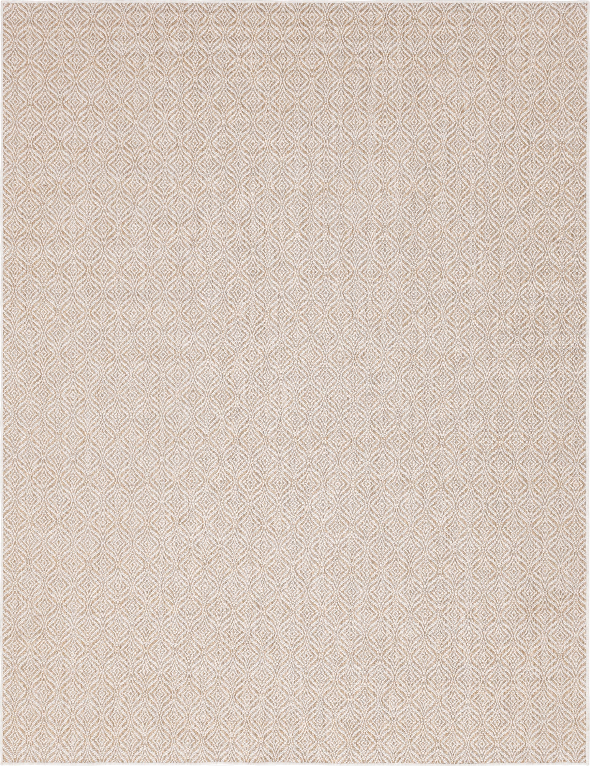  9' x 12'  Washable Lattice Indoor / Outdoor Rug