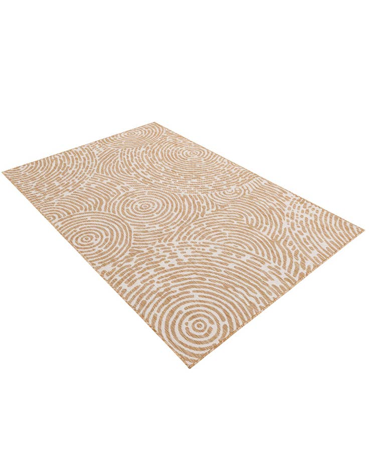 5' 3 x 7'  Washable Modern Indoor / Outdoor Rug