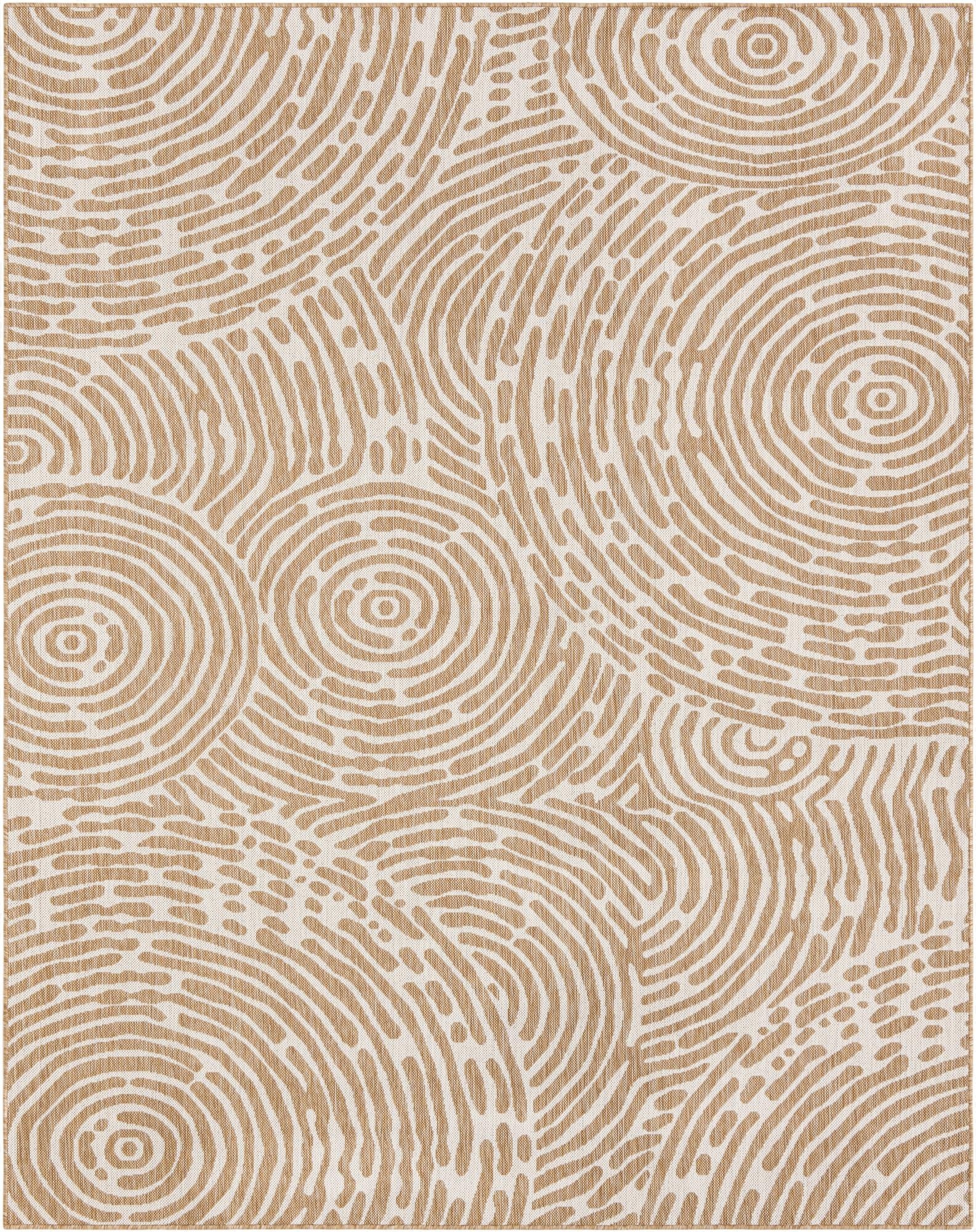  7' 10 x 10'  Washable Modern Indoor / Outdoor Rug