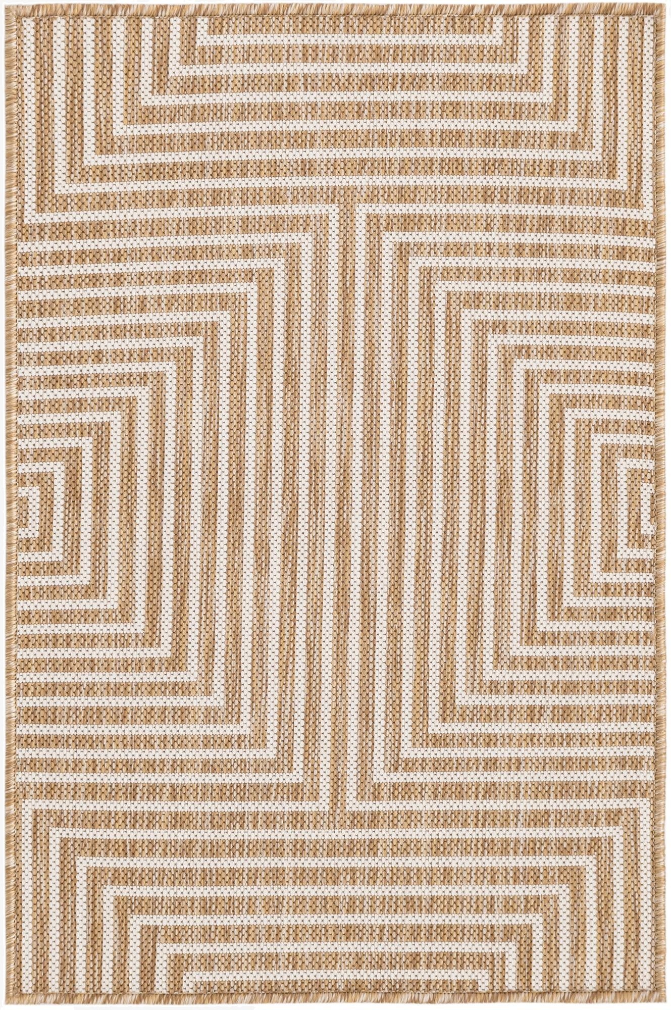 2' x 3'  Washable Modern Indoor / Outdoor Rug