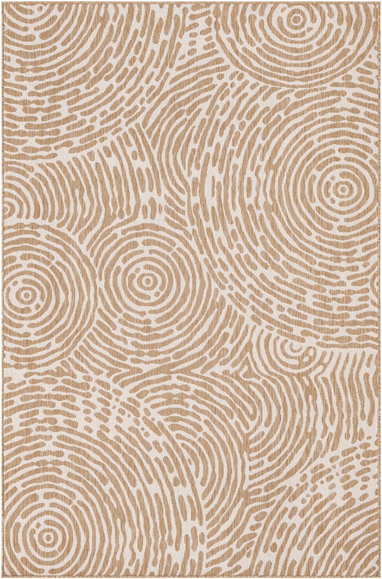  6' x 9'  Washable Modern Indoor / Outdoor Rug
