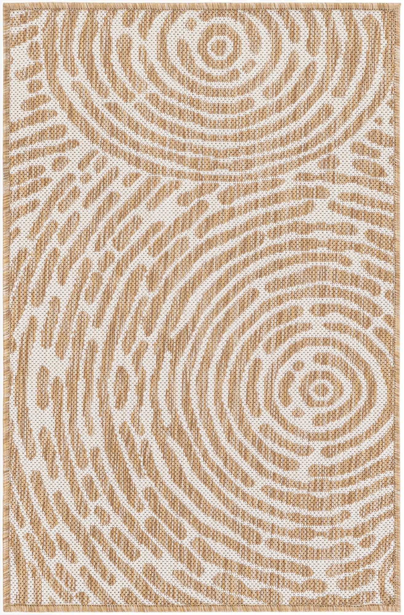  2' x 3'  Washable Modern Indoor / Outdoor Rug