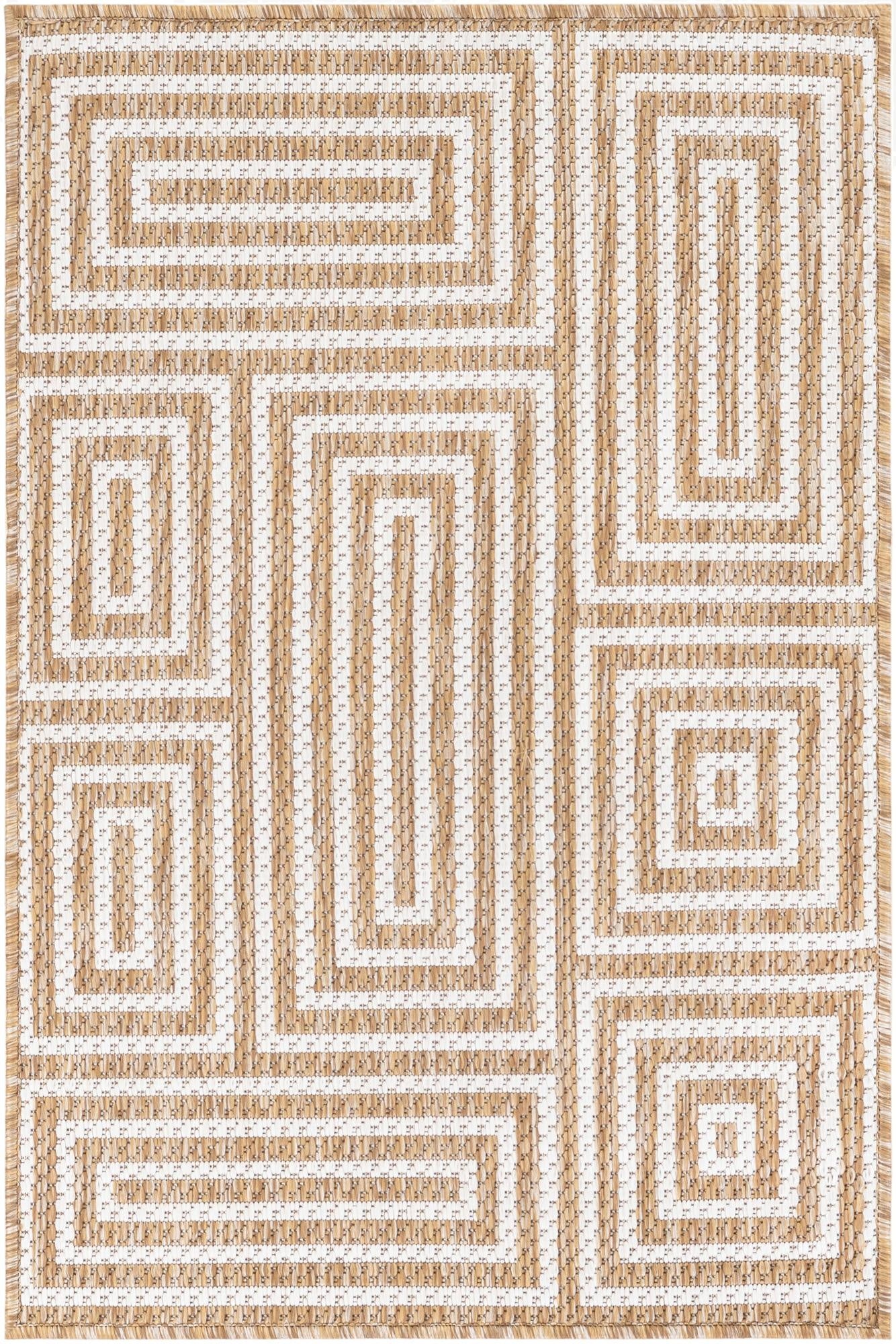  2' x 3'  Washable Modern Indoor / Outdoor Rug