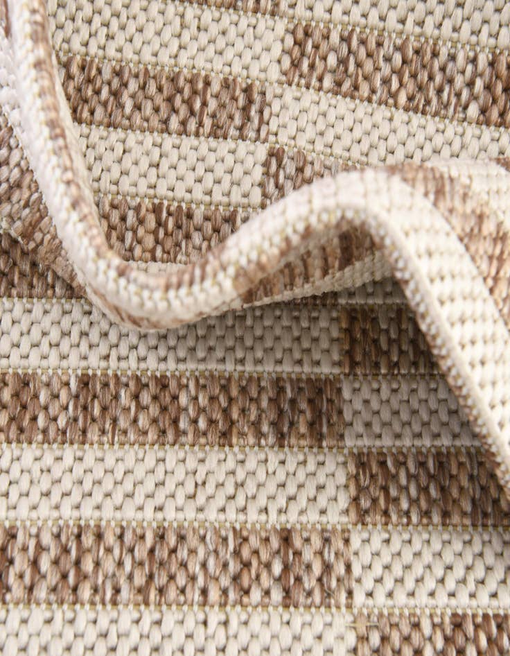 Detail image of  7' 10 x 10'  Washable Ribbon Indoor / Outdoor Rug