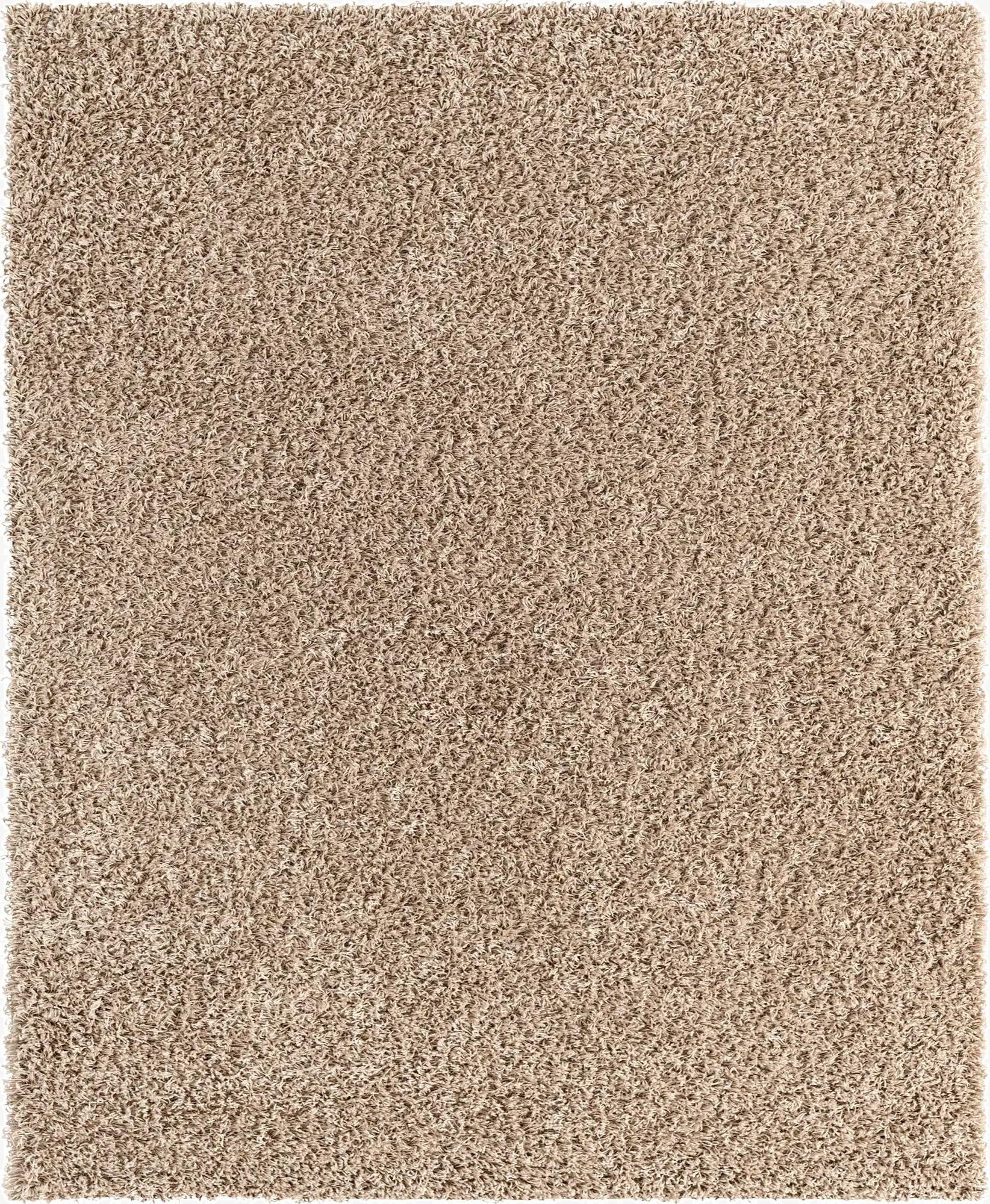  7' 10 x 10' Solid Shag Rug
