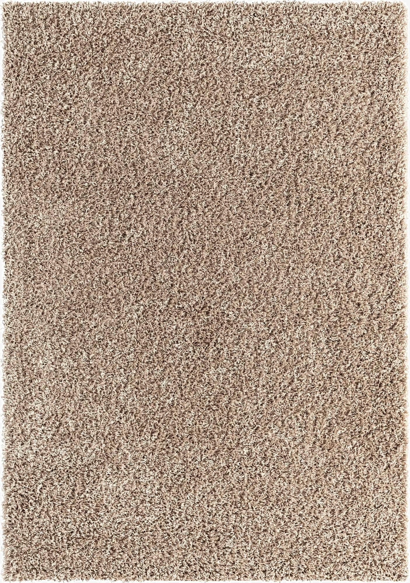  7' x 10' Solid Shag Rug