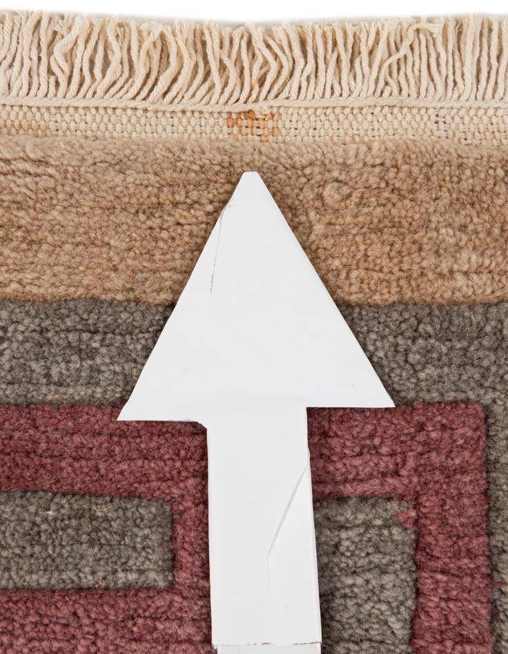 Detail image of  8' 3 x 11' 5  Hand Knotted Tibet Wool Rug