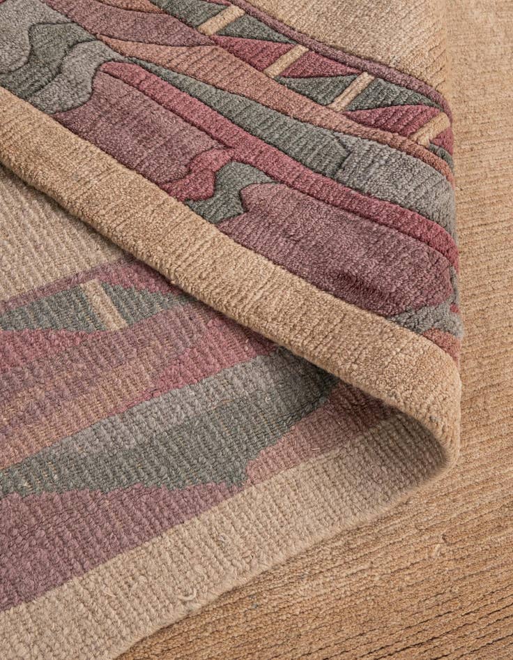 Detail image of  8' 3 x 11' 5  Hand Knotted Tibet Wool Rug