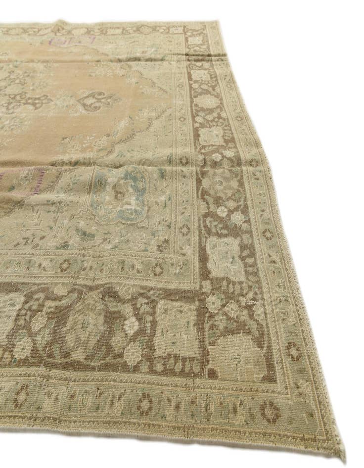 Detail image of  9' 8 x 12' 7  Hand Knotted Ultra Vintage Persian Wool Rug