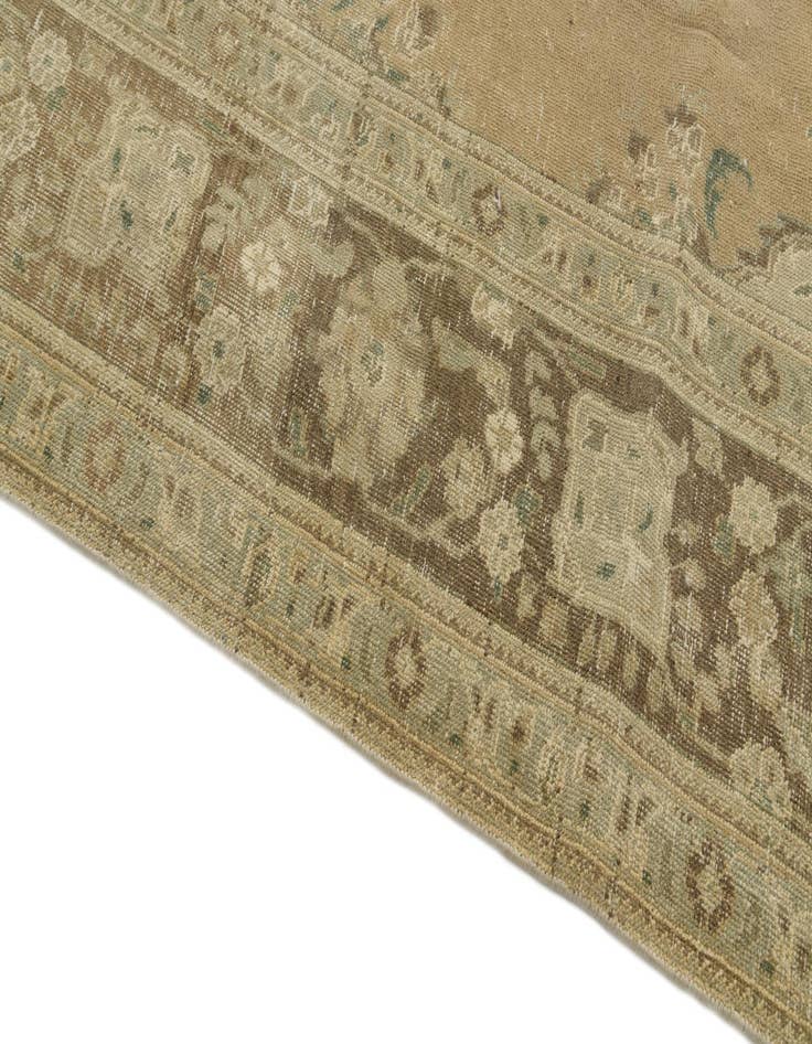 Detail image of  9' 8 x 12' 7  Hand Knotted Ultra Vintage Persian Wool Rug