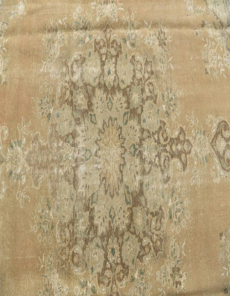 Detail image of  9' 8 x 12' 7  Hand Knotted Ultra Vintage Persian Wool Rug