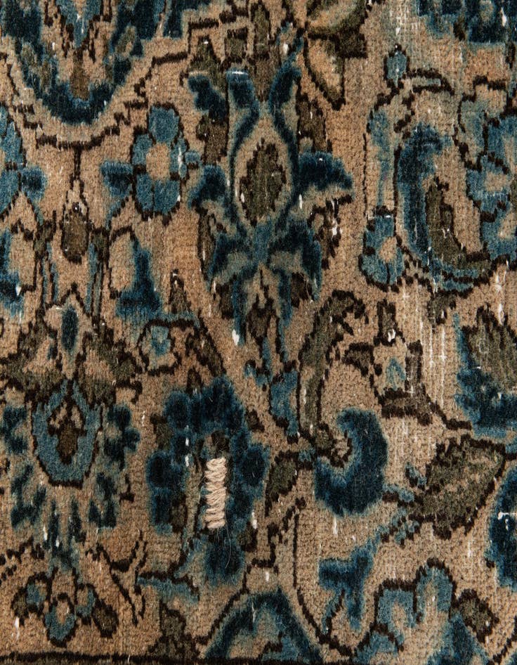 Detail image of  2' 10 x 5'  Hand Knotted Ultra Vintage Persian Wool Rug