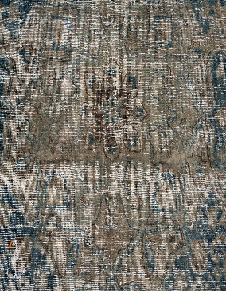 Detail image of  9' x 12' 3  Hand Knotted Ultra Vintage Persian Wool Rug