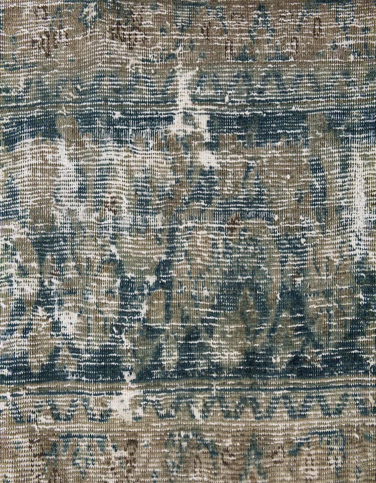 Detail image of  9' x 12' 3  Hand Knotted Ultra Vintage Persian Wool Rug