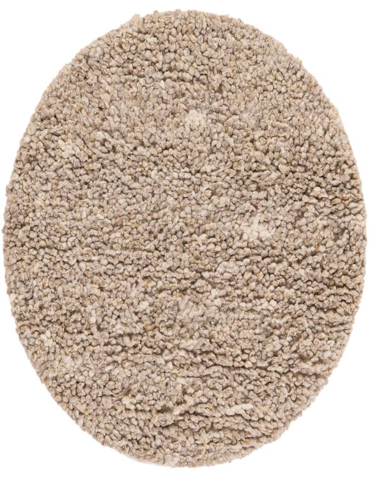 Detail image of  3' 1 x 3' 1  Hand Woven Haka Deluxe Shag Round Rug